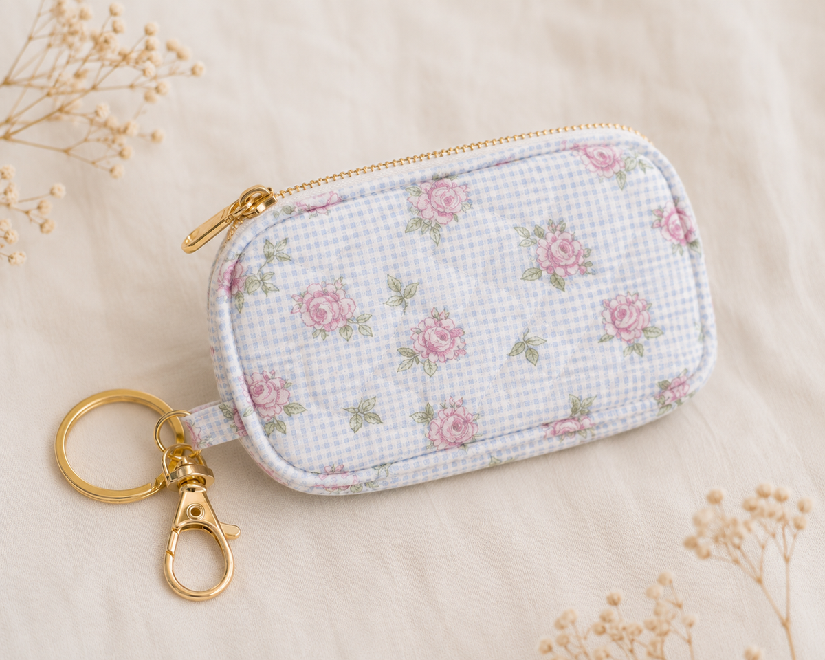 Quilted Mini Keychain