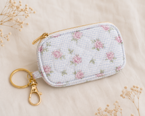 Quilted Mini Keychain