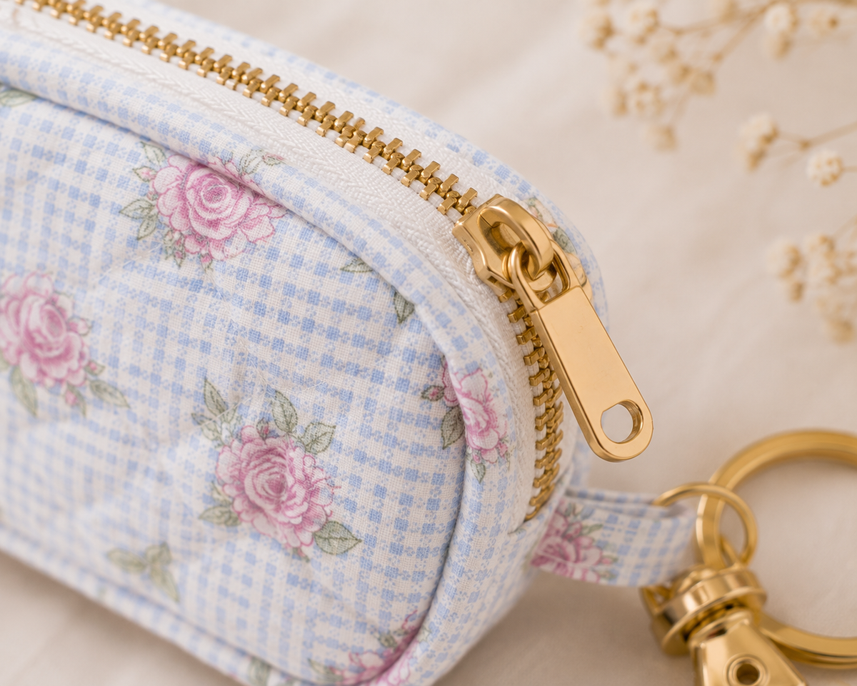 Quilted Mini Keychain
